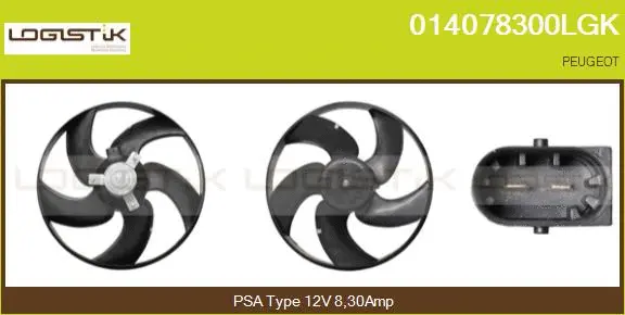 Fan, engine cooling (014078300LGK)