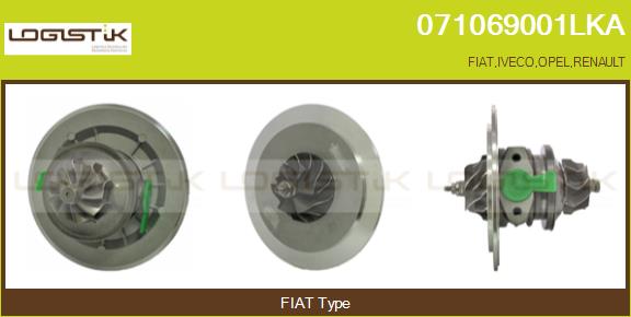 Core assembly, turbocharger (071069001LKA)