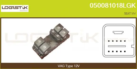 Switch, window regulator (050081018LGK)