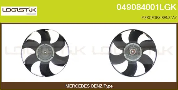 Clutch, radiator fan (049084001LGK)
