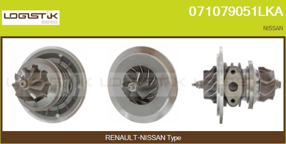 Core assembly, turbocharger (071079051LKA)