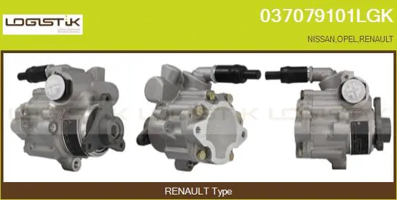 Hydraulic Pump, steering (037079101LGK)