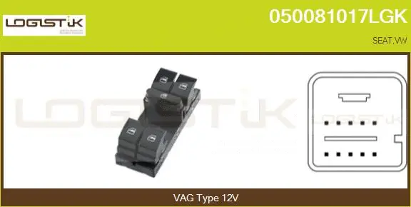 Switch, window regulator (050081017LGK)