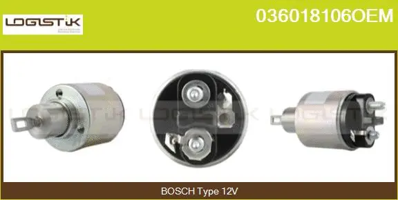 Solenoid Switch, starter (036018106OEM)