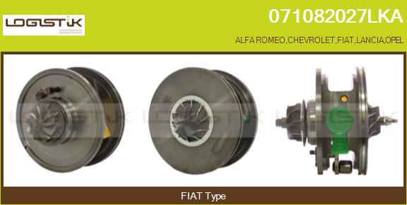 Core assembly, turbocharger (071082027LKA)