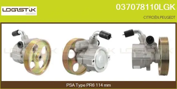 Hydraulic Pump, steering (037078110LGK)