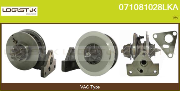 Core assembly, turbocharger (071081028LKA)