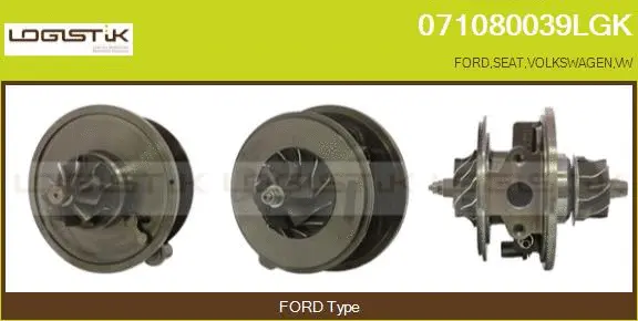 Core assembly, turbocharger (071080039LGK)