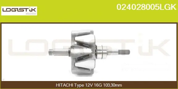 Rotor, alternator (024028005LGK)