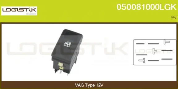 Switch, window regulator (050081000LGK)