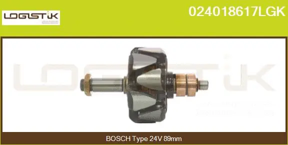 Rotor, alternator (024018617LGK)