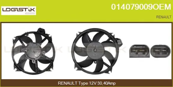 Electric Motor, radiator fan (014079009OEM)