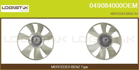 Clutch, radiator fan (049084000OEM)