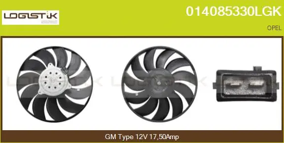 Fan, engine cooling (014085330LGK)