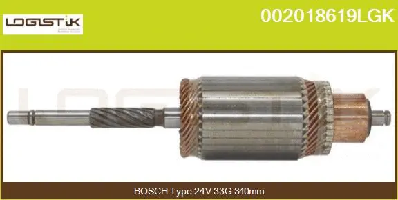 Armature, starter (002018619LGK)