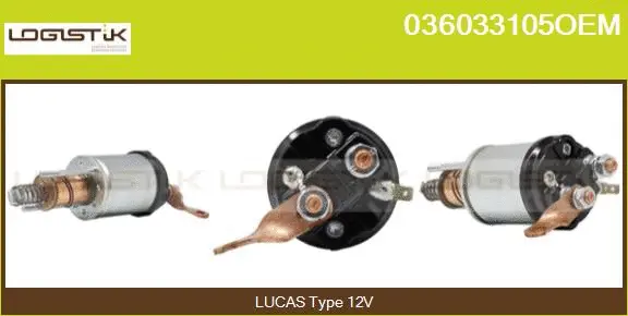 Solenoid Switch, starter (036033105OEM)
