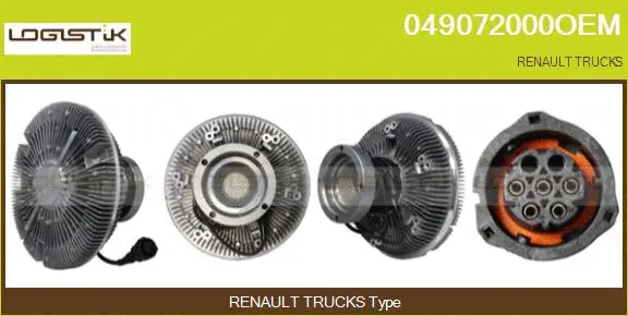 Clutch, radiator fan (049072000OEM)