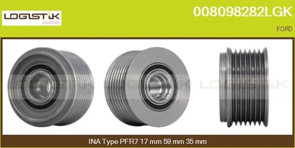 Belt Pulley, alternator (008098282LGK)