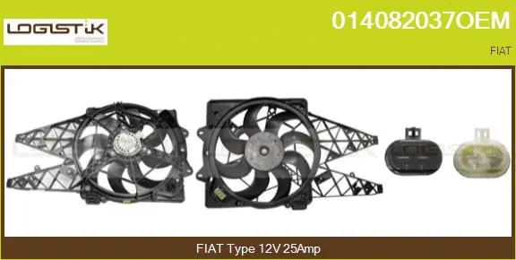 Electric Motor, radiator fan (014082037OEM)