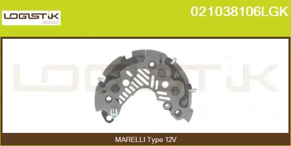 Rectifier, alternator (021038106LGK)
