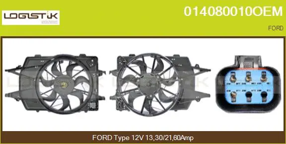 Electric Motor, radiator fan (014080010OEM)
