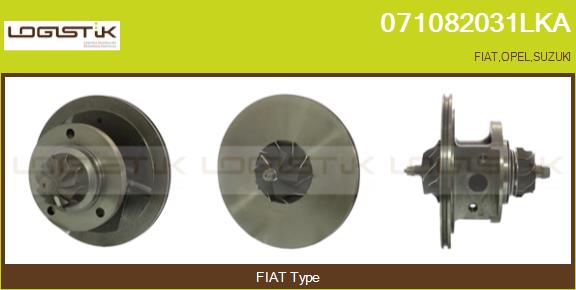 Core assembly, turbocharger (071082031LKA)