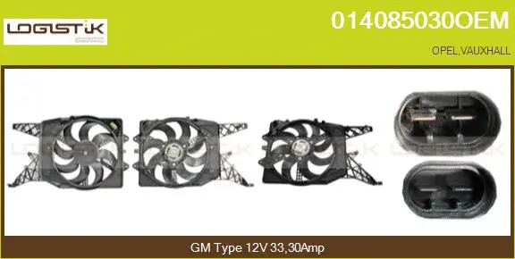 Electric Motor, radiator fan (014085030OEM)