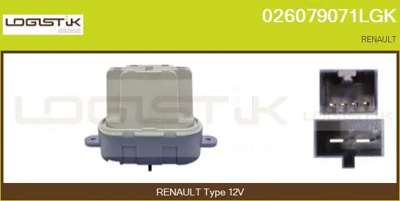 Resistor, interior blower (026079071LGK)