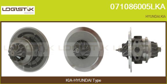 Core assembly, turbocharger (071086005LKA)