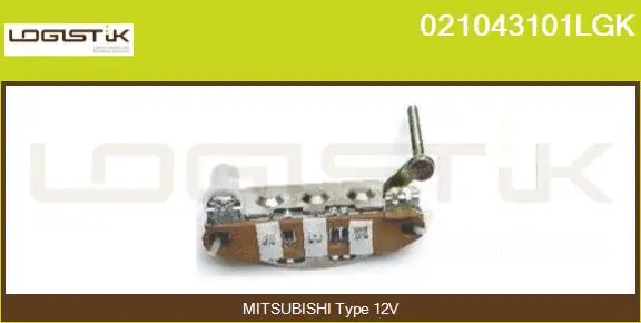 Rectifier, alternator (021043101LGK)