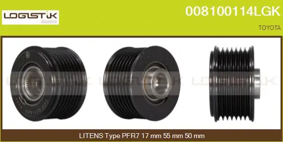 Belt Pulley, alternator (008100114LGK)