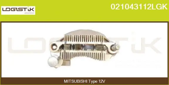 Rectifier, alternator (021043112LGK)