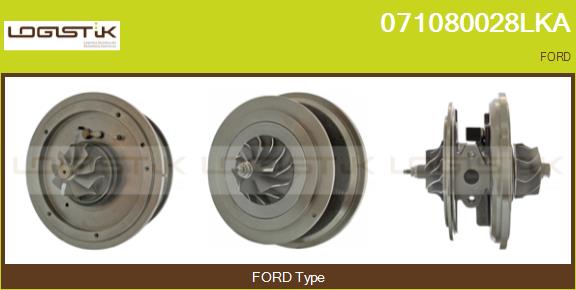 Core assembly, turbocharger (071080028LKA)