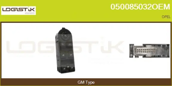 Switch, window regulator (050085032OEM)