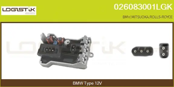 Resistor, interior blower (026083001LGK)