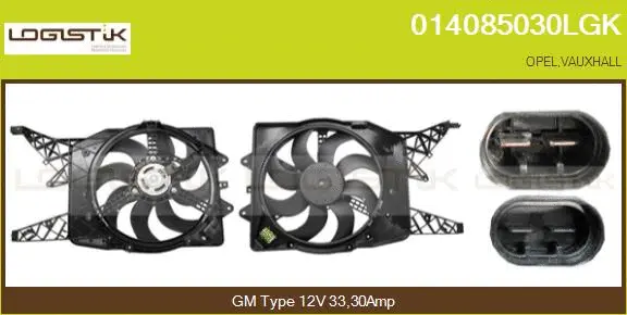 Electric Motor, radiator fan (014085030LGK)
