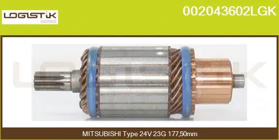 Armature, starter (002043602LGK)