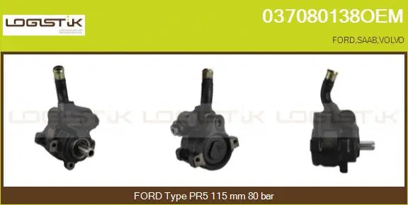 Hydraulic Pump, steering (037080138OEM)