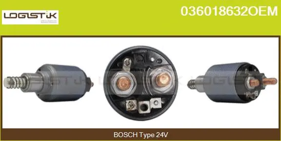Solenoid Switch, starter (036018632OEM)