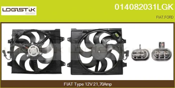 Electric Motor, radiator fan (014082031LGK)