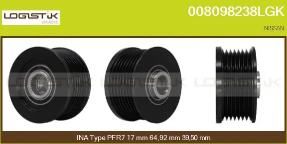Belt Pulley, alternator (008098238LGK)