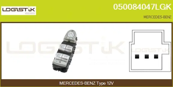 Switch, window regulator (050084047LGK)