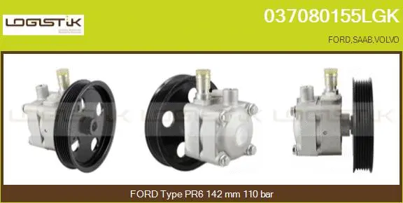 Hydraulic Pump, steering (037080155LGK)