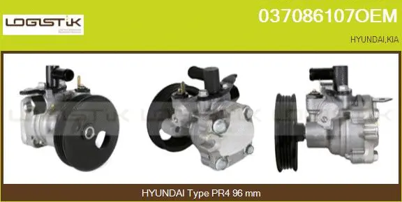 Hydraulic Pump, steering (037086107OEM)