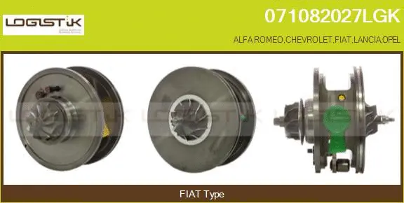 Core assembly, turbocharger (071082027LGK)