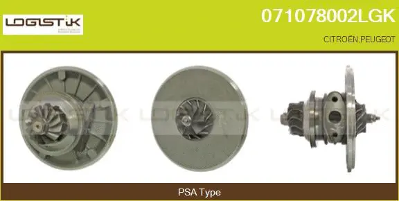 Core assembly, turbocharger (071078002LGK)