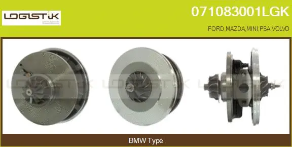 Core assembly, turbocharger (071083001LGK)