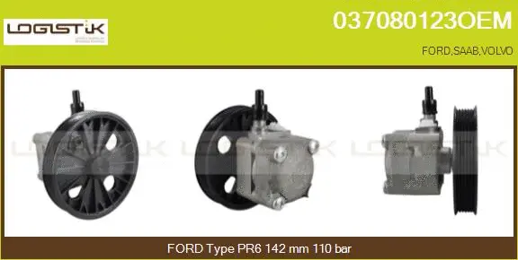 Hydraulic Pump, steering (037080123OEM)