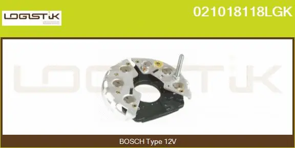 Rectifier, alternator (021018118LGK)