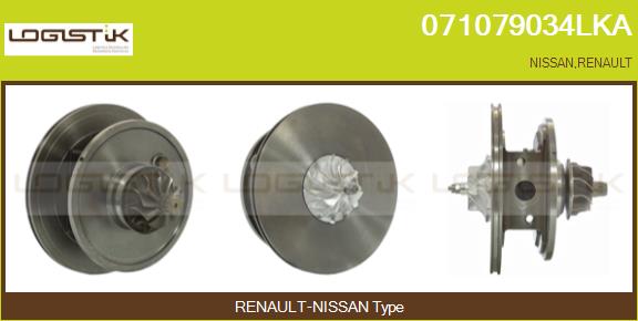 Core assembly, turbocharger (071079034LKA)